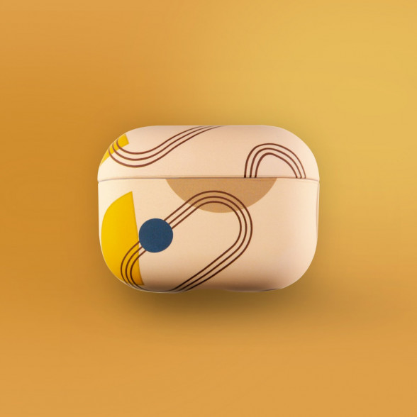 Airpods PRO maciņš Abstract art.  Krāsains Airpods case PRO vāciņš