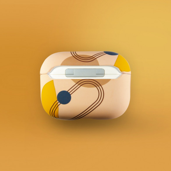 Airpods PRO maciņš Abstract art.  Krāsains Airpods case PRO vāciņš