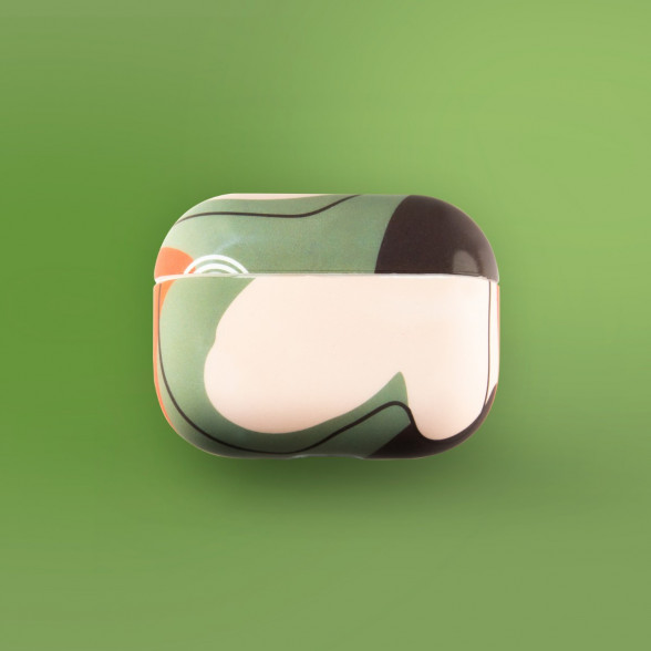 Bezvadu austiņu māciņš Abstract art.  Gaumīgs Airpods case PRO maciņš