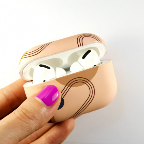 Airpods PRO aizsargvāciņš Abstract art.  Krāsains Airpods case PRO vāciņš